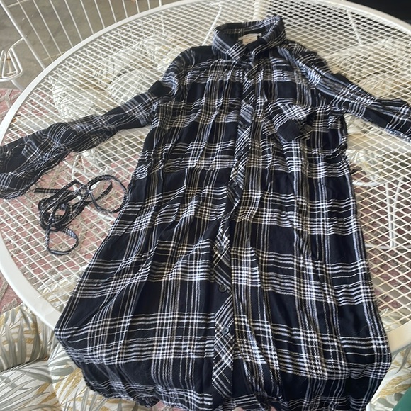 BLL NYC SMALL dress made in India with string belt - Picture 1 of 4